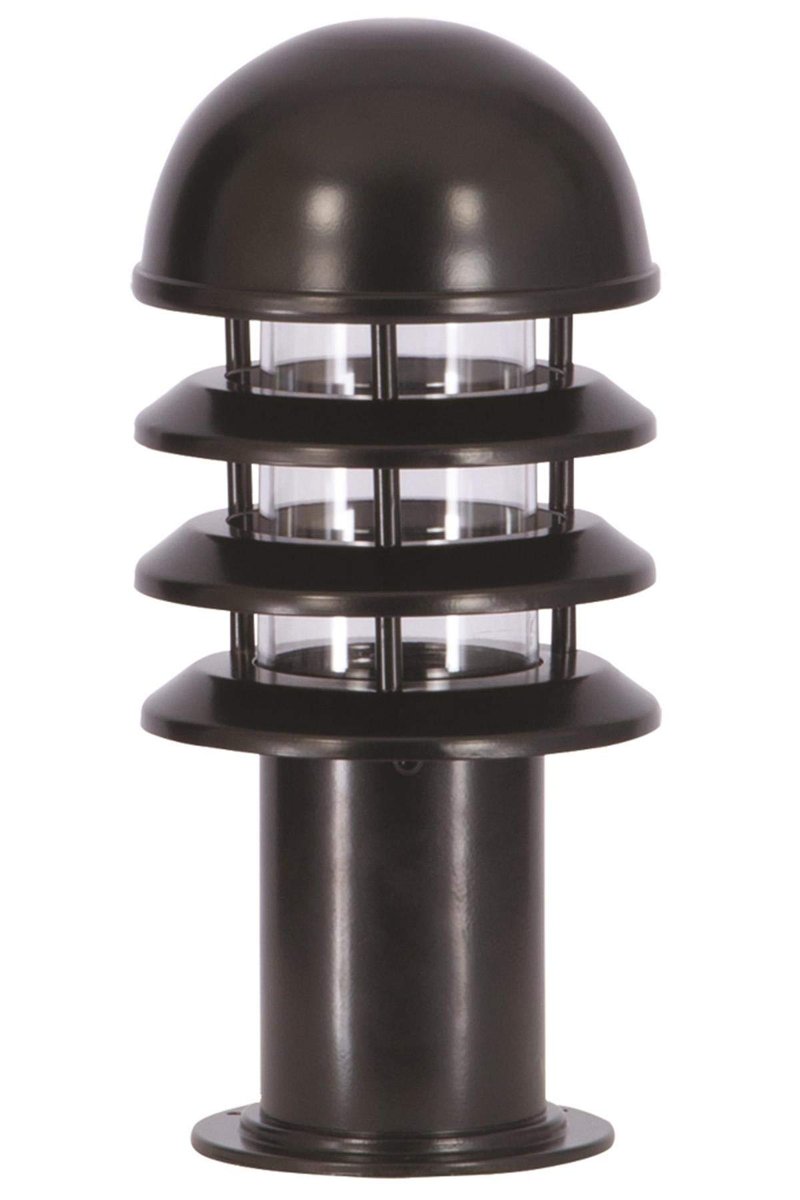 AVONNI BSU-68129-BSY-K Siyah Elektrostatik Toz Boyalı Dış Mekan Aydınlatma, E27, Aluminyum, Polikarbon Cam, 18cm