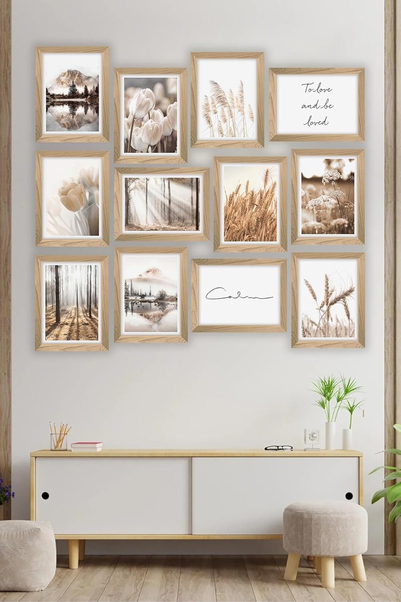 Artavessa 12 Parça Çerçeve Görünümlü Mdf Tablo Seti