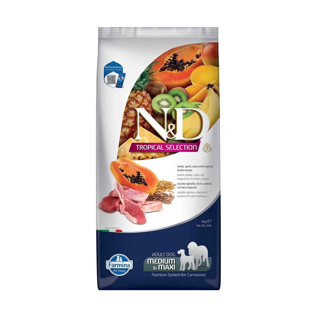 N&D Dog Tropical Selection Lamb Adult Med/Max 10 Kg Köpek Maması