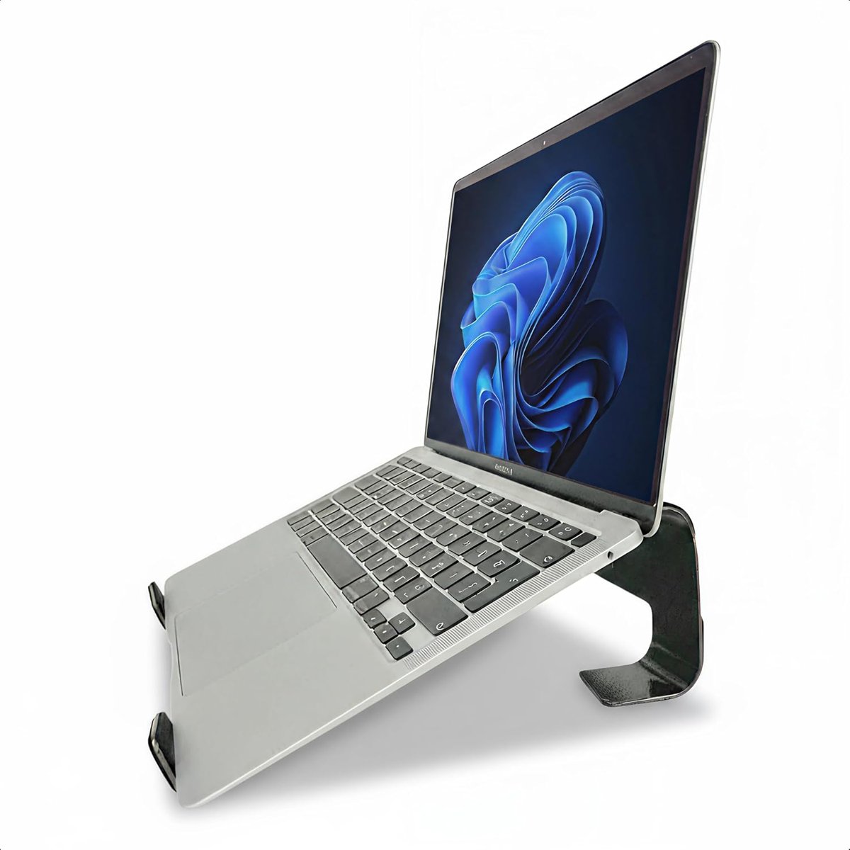 Prexua Fixer Laptop Standı - Notebook Yükseltici Altlık - Metal (Siyah)