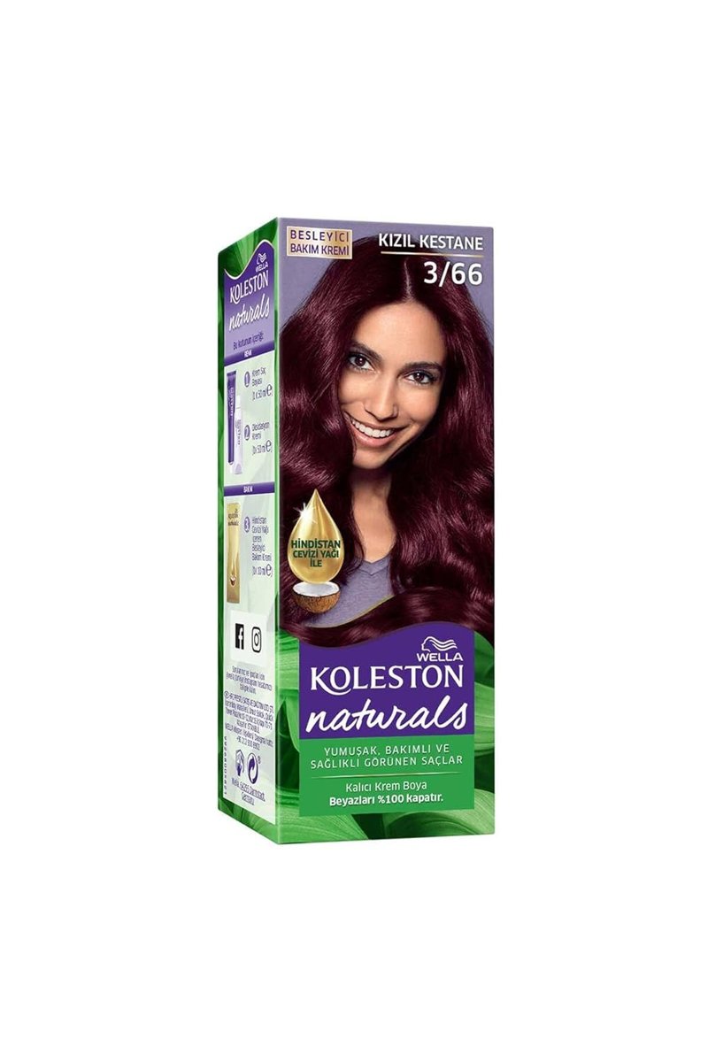 Koleston Naturals 3/66 Kızıl Kestane Saç Boyası