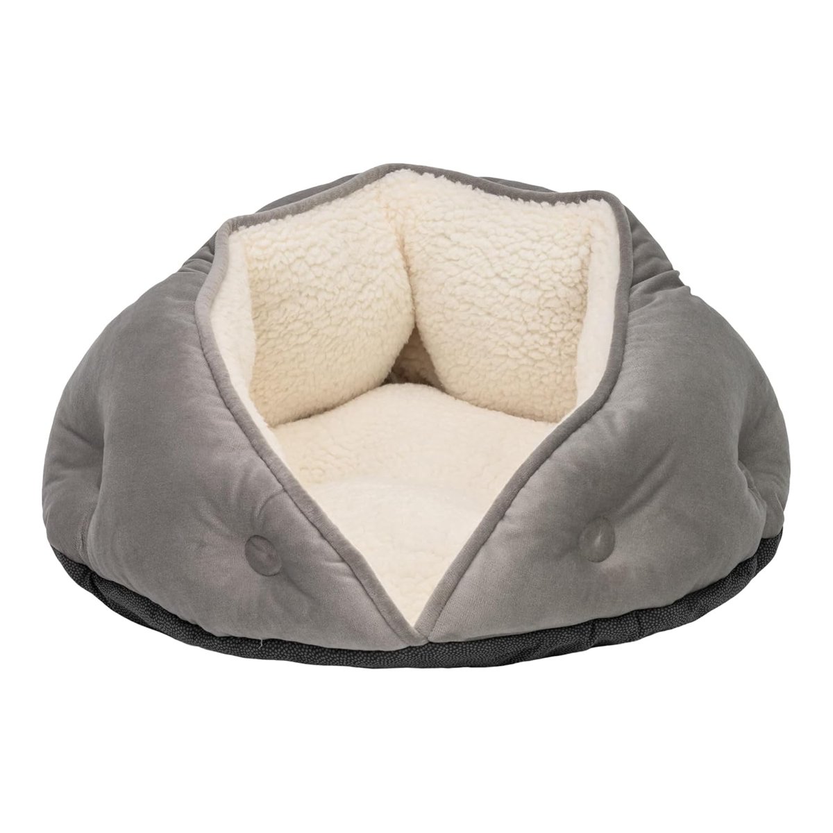 Pet Comfort Paris Kedi ve Köpek Yatağı Gri 60 cm