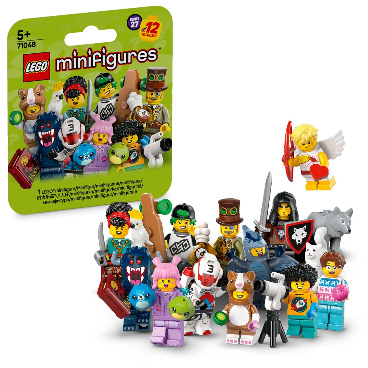 LEGO Minifigures Seri 27 71048 – 5 Yaş ve Üzeri Kız ve Erkek Çocukları için Koleksiyonluk Gizemli Ku