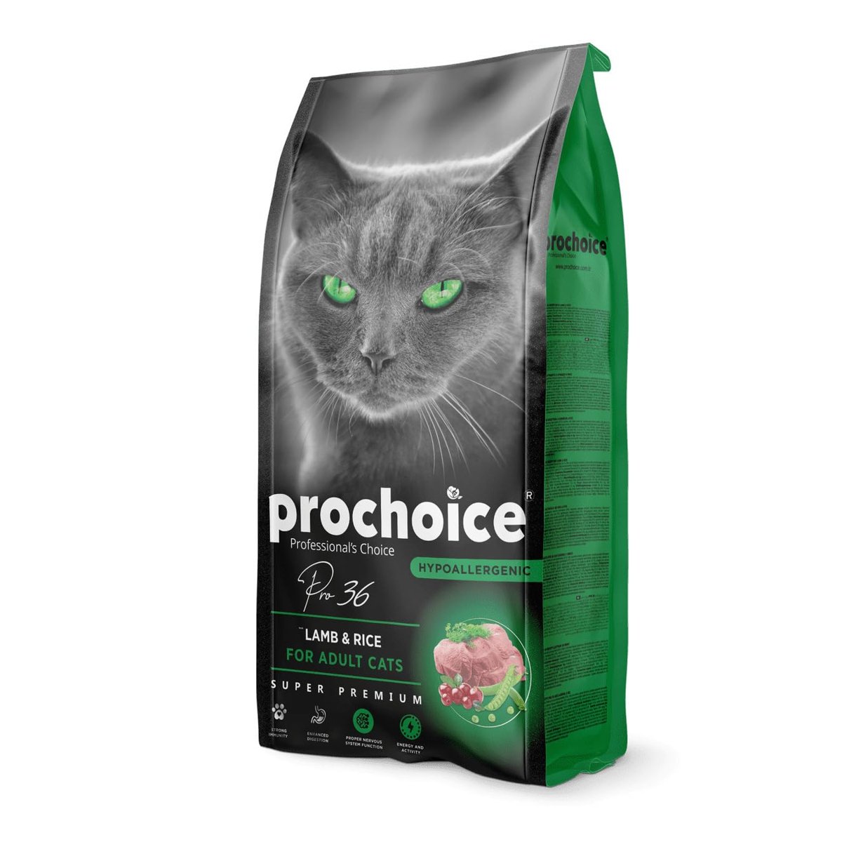 Prochoice Kedi Kuru Maması, Kuzu ve Pirinçli Pro36, 15 kg