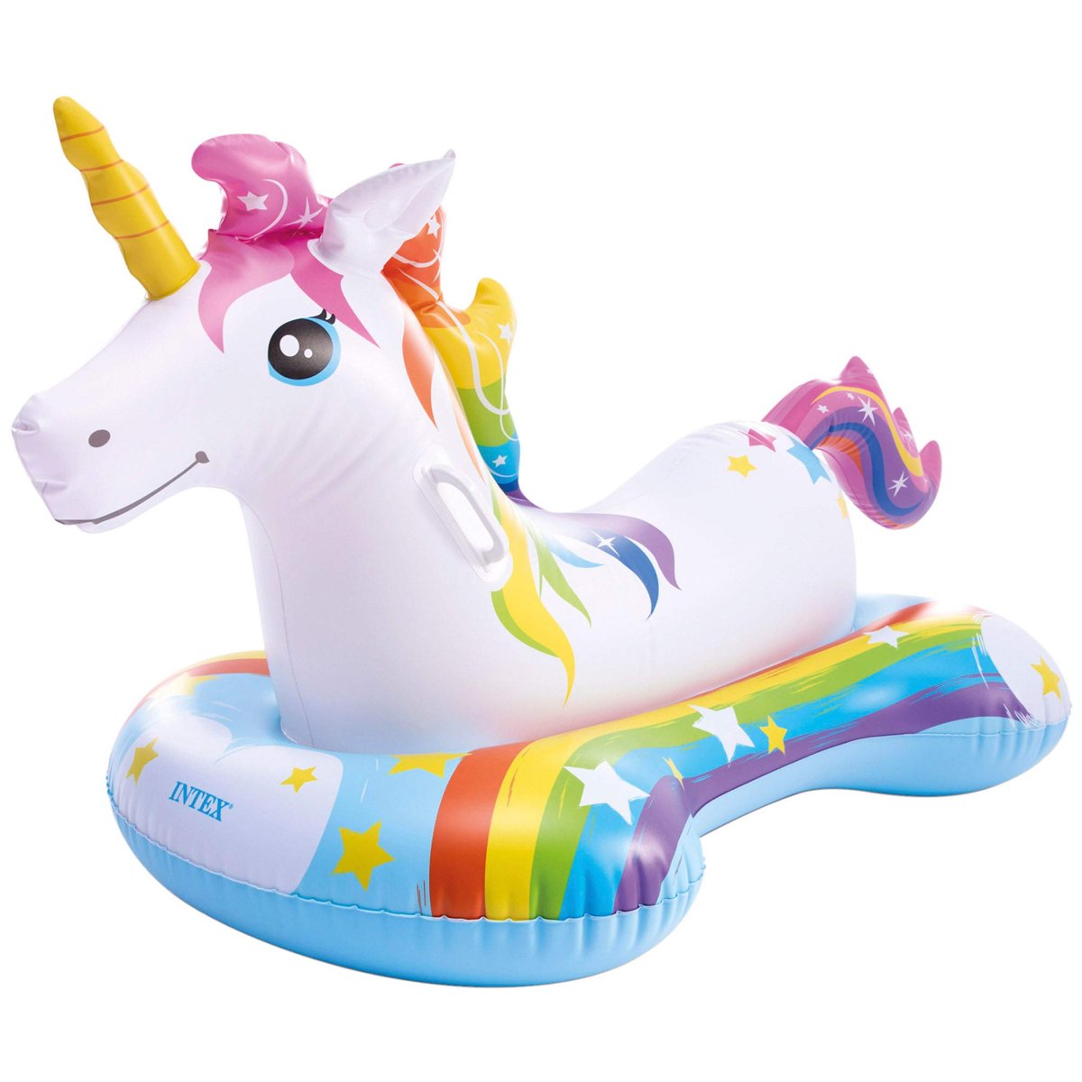 Intex 57552 Sihirli Unicorn 163 cm, su sporları, plaj malzemesi, şişme ürün, yüzme aksesuarı, kamp, dalış, güvenlik
