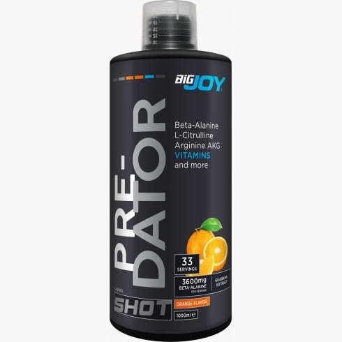 BigJoy Sports Predator Shot, Portakal, 1000ml