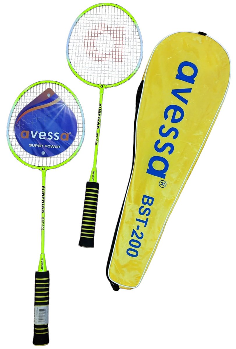 Avessa Badminton Raket Seti Sarı