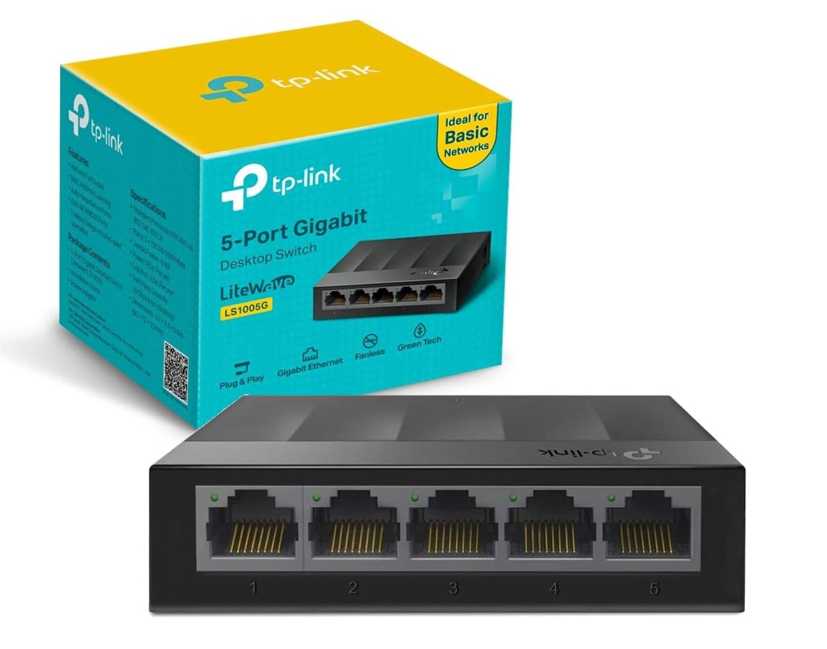 TP-Link LS1005G Ethernet Çevirici 5 Port 10/100/1000 Mbps