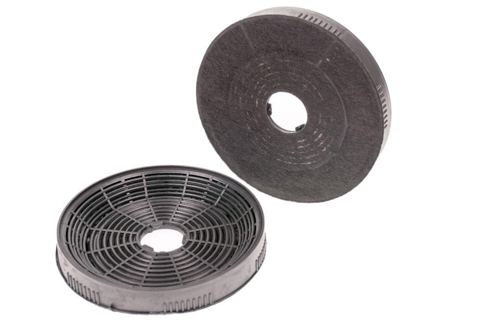 SUPERVAC 2li Davlumbaz Karbon Filtresi 16cm Çap, Silverline, Lanova, Esty,Kumtel ile Uyumlu