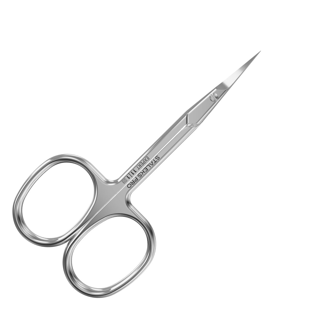 Staleks Pro Fessional Kütikül Kavisli Sol El Makası Paslanmaz Çelik Manikür Pedikür Bakım Araçları Tırnak Sakal Kaş Kirpik Kırpma PRO UZMAN 11 TİP 1 (18 мм) (SE-11/1)