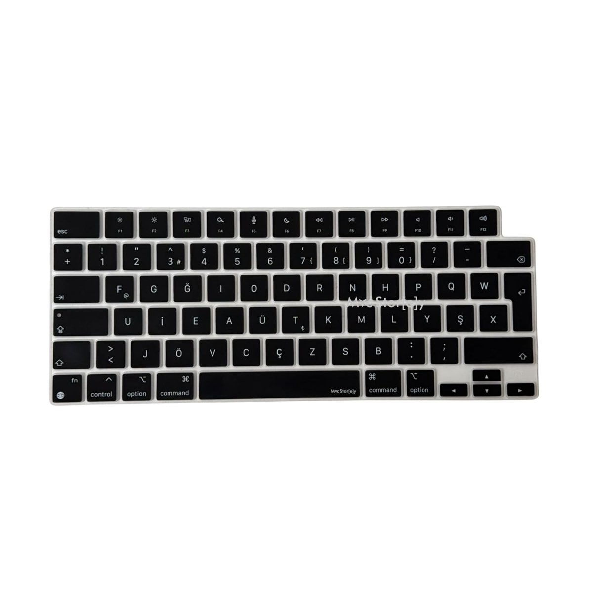 McStorey MacBook Türkçe F Klavye Koruyucu Yeni F Düzen M1-M5 | A2681 A3113 A3240 A3449 A2941 A3241 A