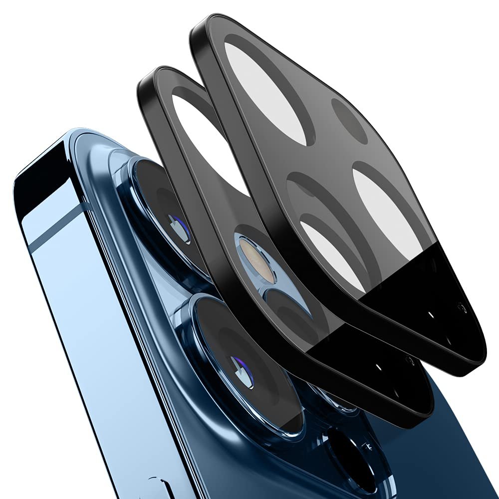 Spigen Caseology iPhone 13 Pro/Pro Max ile Uyumlu Kamera Lens Camı Koruyucu Camera Lens Protector (2