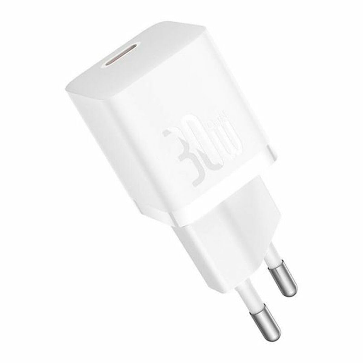 Baseus GaN5 mini Fast Charger PD 30W-Beyaz