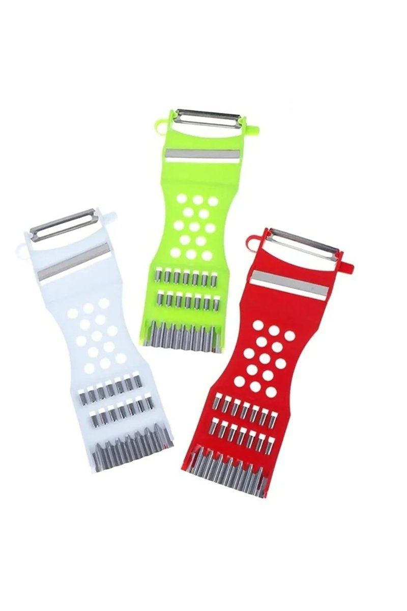 safestore 5 in 1 Çok Fonksiyonlu Sebze Meyve Soyucu Dilimleyici 5 in 1 Rende Sarımsak Ezici