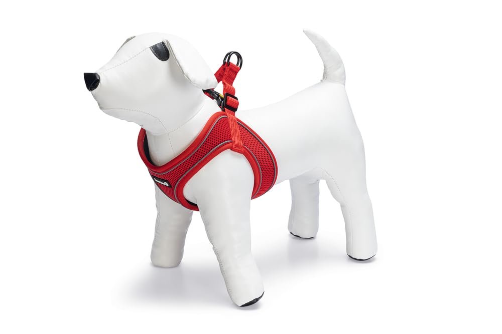 Beeztees Köpek Göğüs Tasması, Neopren, Kırmızı, XS, 30-35cm