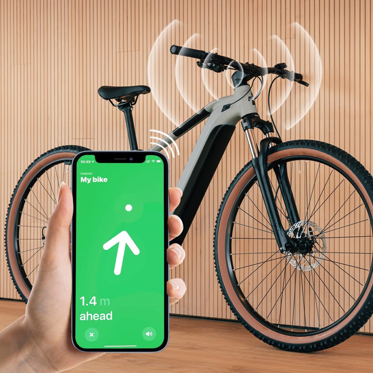 GRQUSTO AirTag için Bisiklet Montajı - Su Geçirmez Gizli Bisiklet Gövde Kapağı Montajı, Hırsızlığa Karşı Bisiklet GPS Takip Cihazı Aksesuarı Dağ ve Yol Bisikletleri için AirTag Tutucu Koruyucu