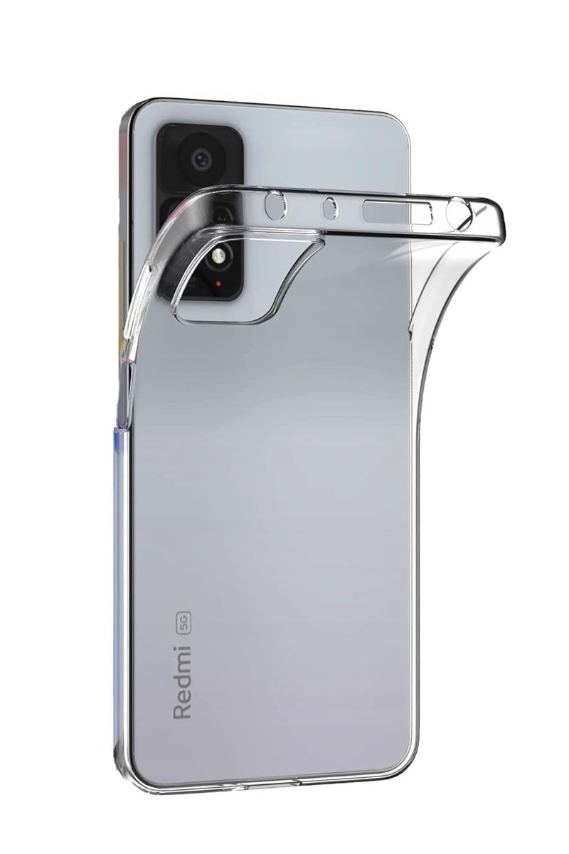 KZY İletişim Xiaomi Redmi Note 12 Pro 4G ile Uyumlu Kapak 1mm Süper Silikon Şeffaf Kılıf