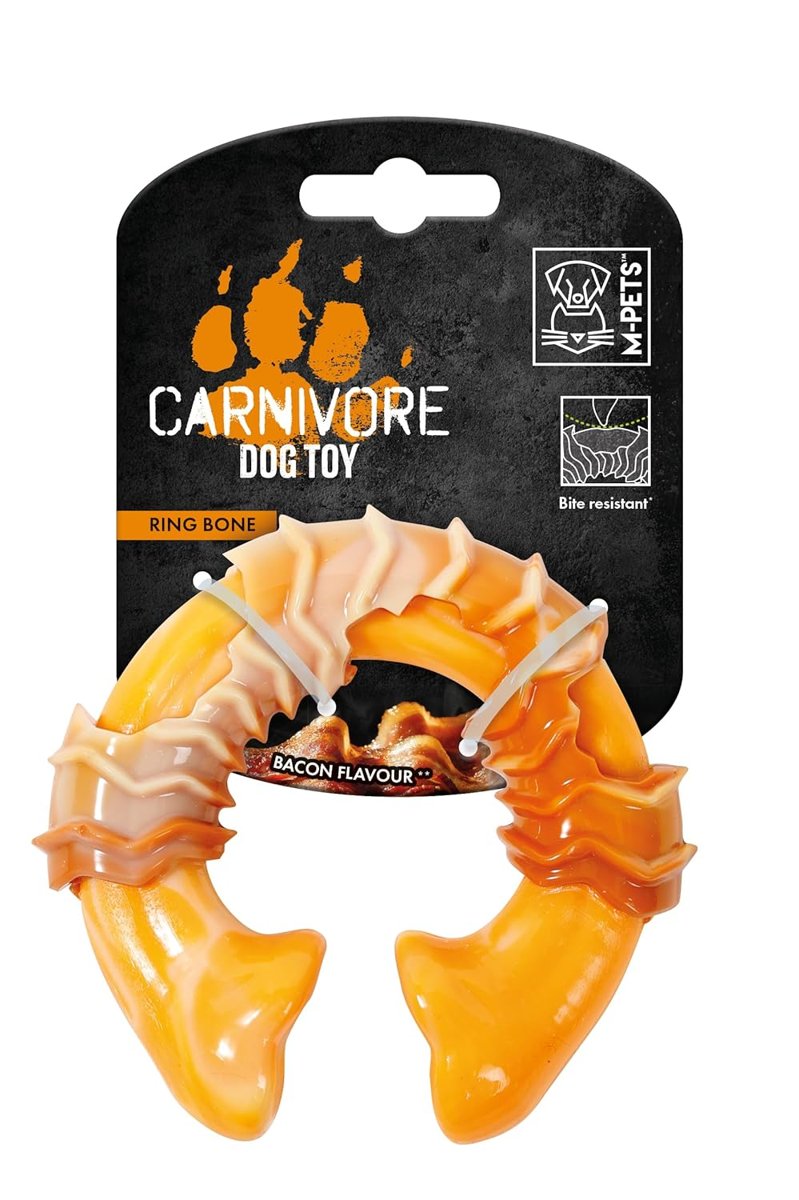 M-Pets Carnivore Dog Toy Ring Bone Pastırma Aromalı