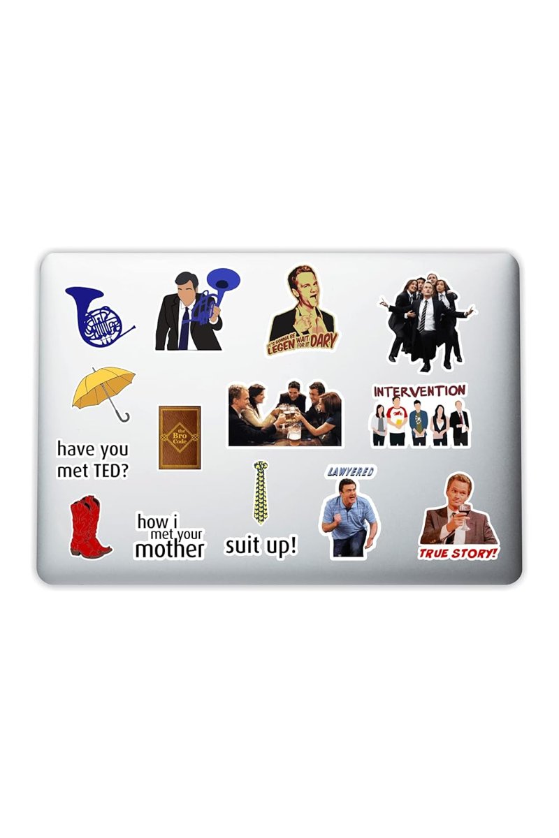 Quart Aksesuar How I Met Your Mother Laptop Notebook Tablet Telefon Sticker Set 007