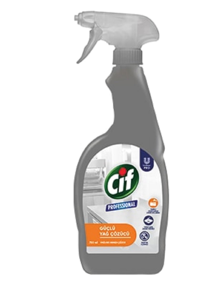 Cif Profesyonel Güçlü Yağ Çözücü Sprey 750 ml