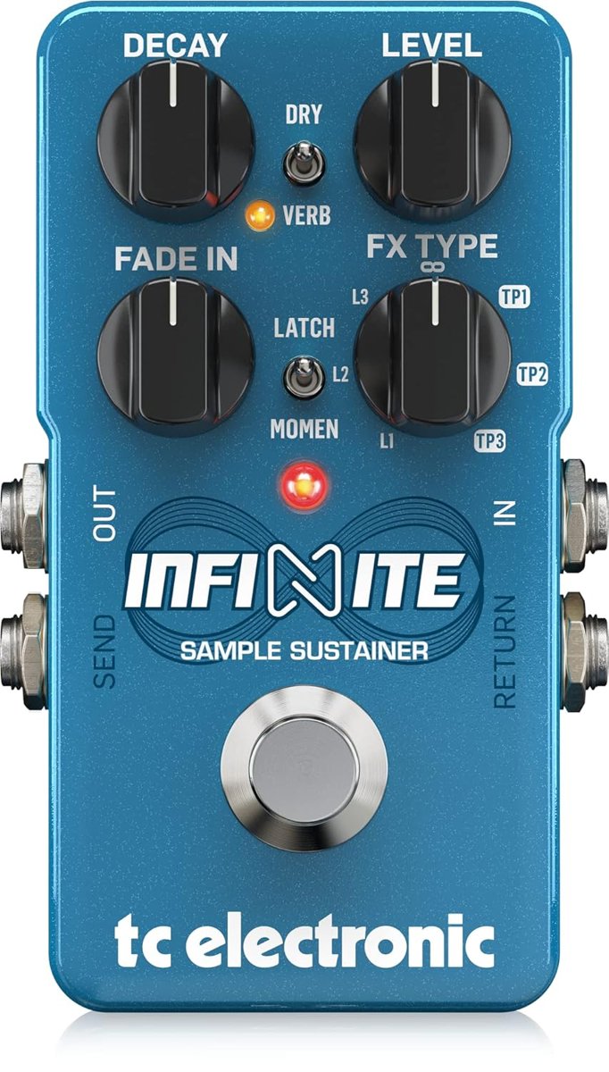 TC Electronic TC Elektronik Sample Sustainer Effect Pedal INFINITE SAMPLE SUSTAINER