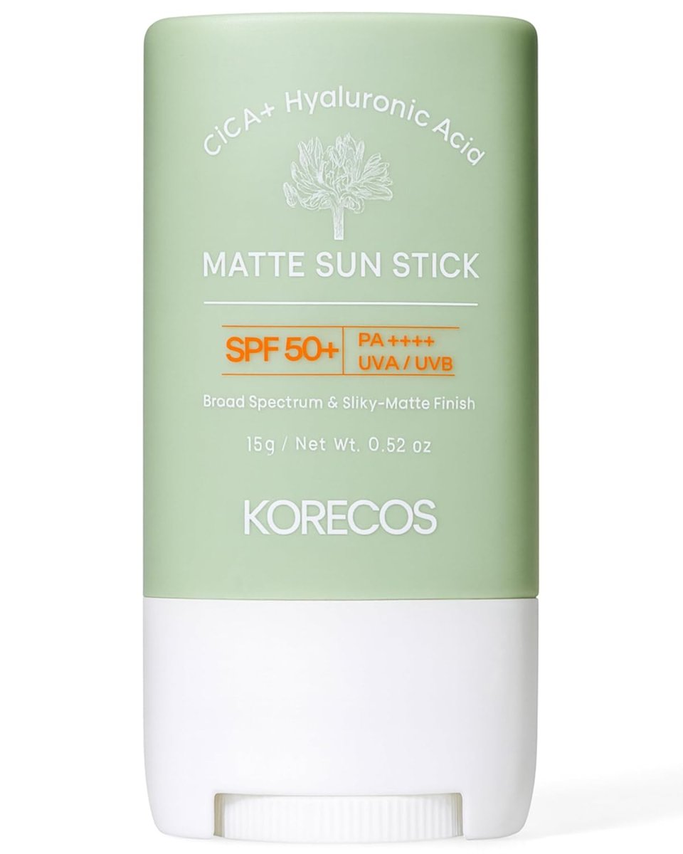 Korecos Matte Sun Stick SPF50+ PA++++ UVA/UVB Mat Bitiş Sağlayan Yüksek Korumalı Stick Formunda Güneş Kremi
