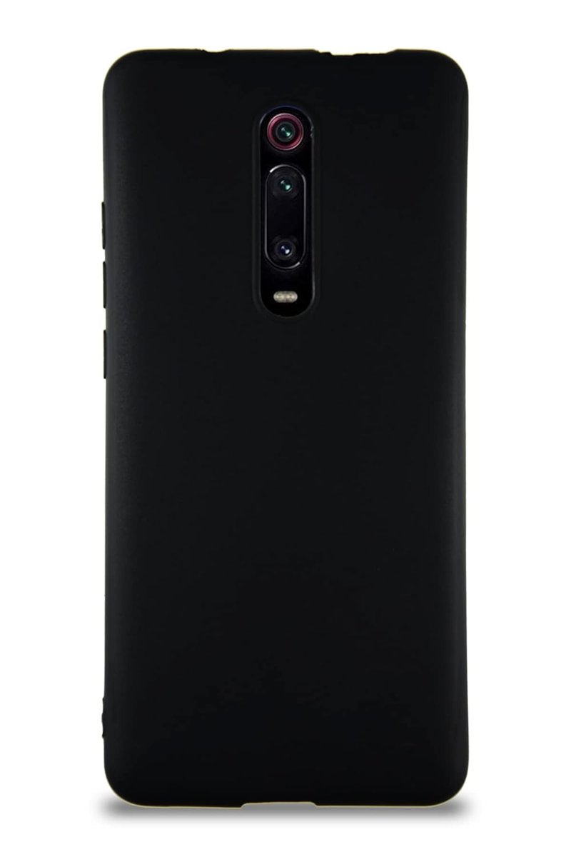 KZY İletişim Xiaomi Mi 9T ile Uyumlu Kılıf Soft Premier Renkli Silikon Kapak - Siyah