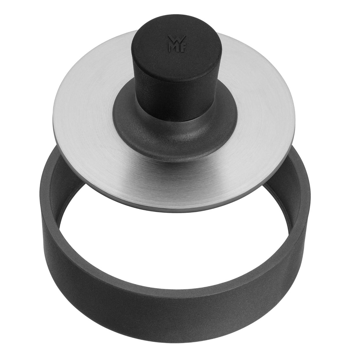WMF BBQ Hamburger Presi, 12,5 cm, Paslanmaz Çelik, Eşit Boy Hamburger Köftesi Hazırlama Aparatı, Hamburger, Cheeseburger ve Sebze Burger İçin