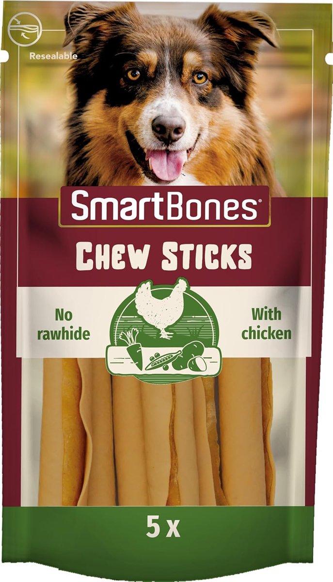 Smartbones Chickensticks Tavuklu Çiğneme Çubukları 5'li, 100 Gr Köpek Ödülü