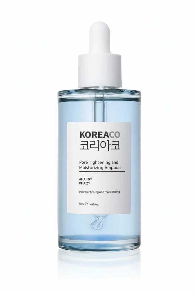 Koreaco Aha ve Bha Canlandırıcı ve Gözenek Sıkılaştırıcı ve Nemlendirici Aha Yüzde On-Bha Yüzde İkiAmpoule