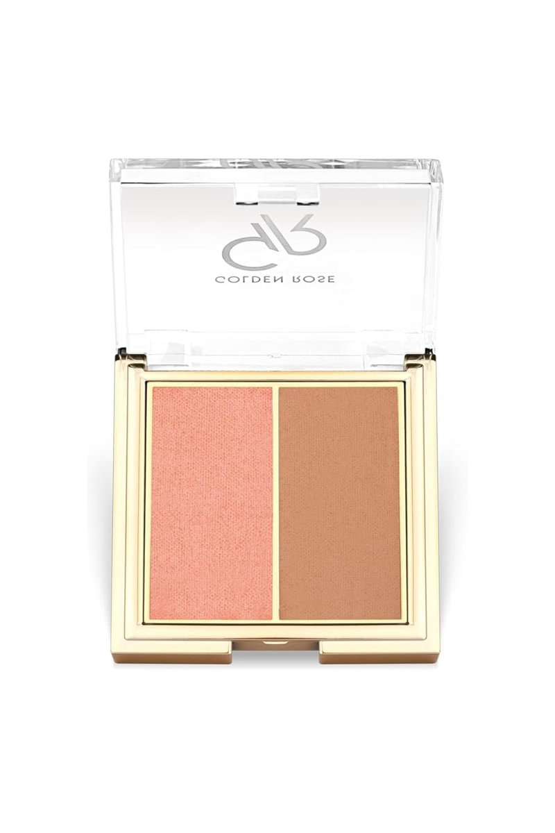Golden Rose Iconic Blush Duo No: 01 Rose  Nude - İkili Mat ve Saten Allık