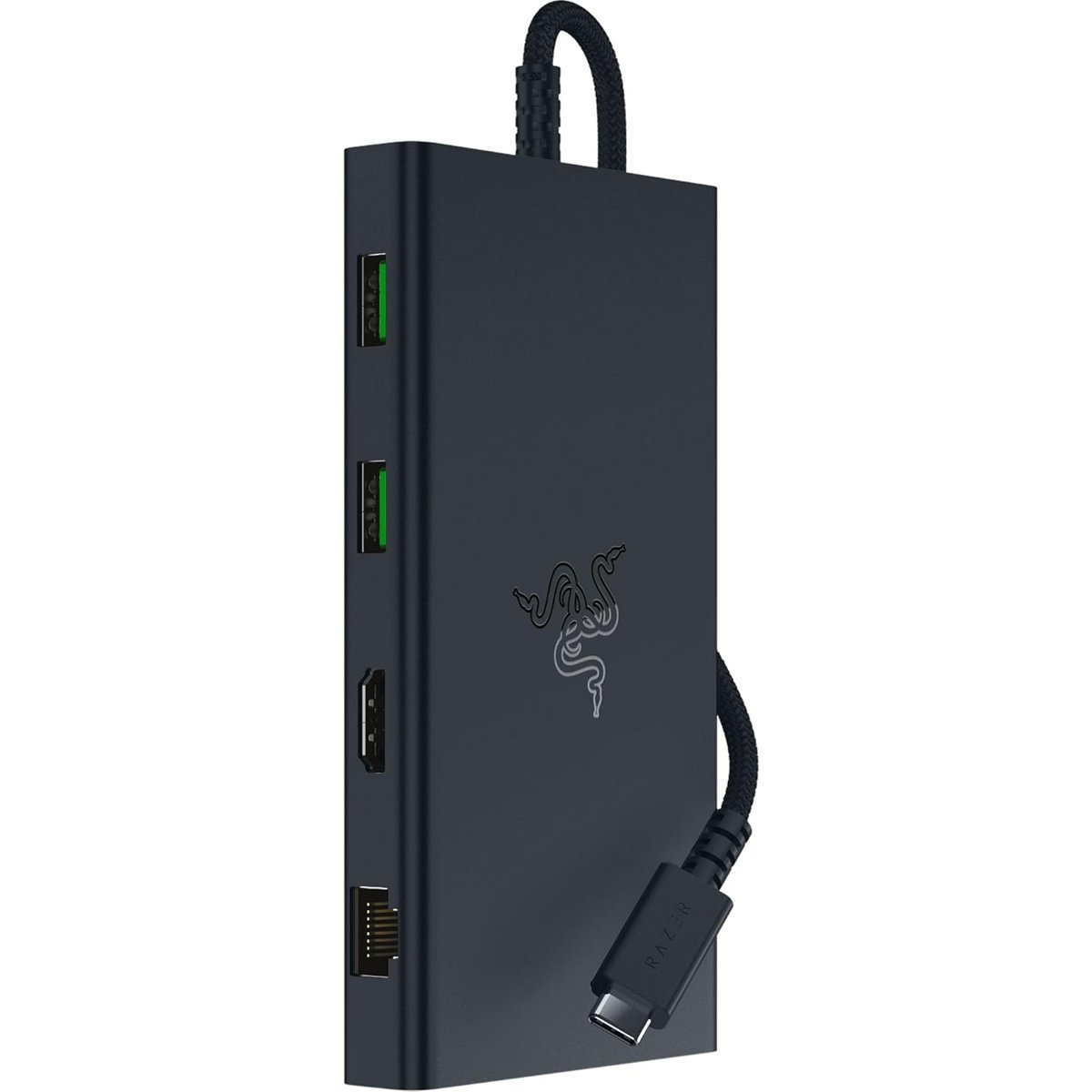 Razer USB-C Dock - HDMI, Gigabit Ethernet, 3,5 mm ses bağlantı noktası, USB-A ve -C ile 11 bağlantı