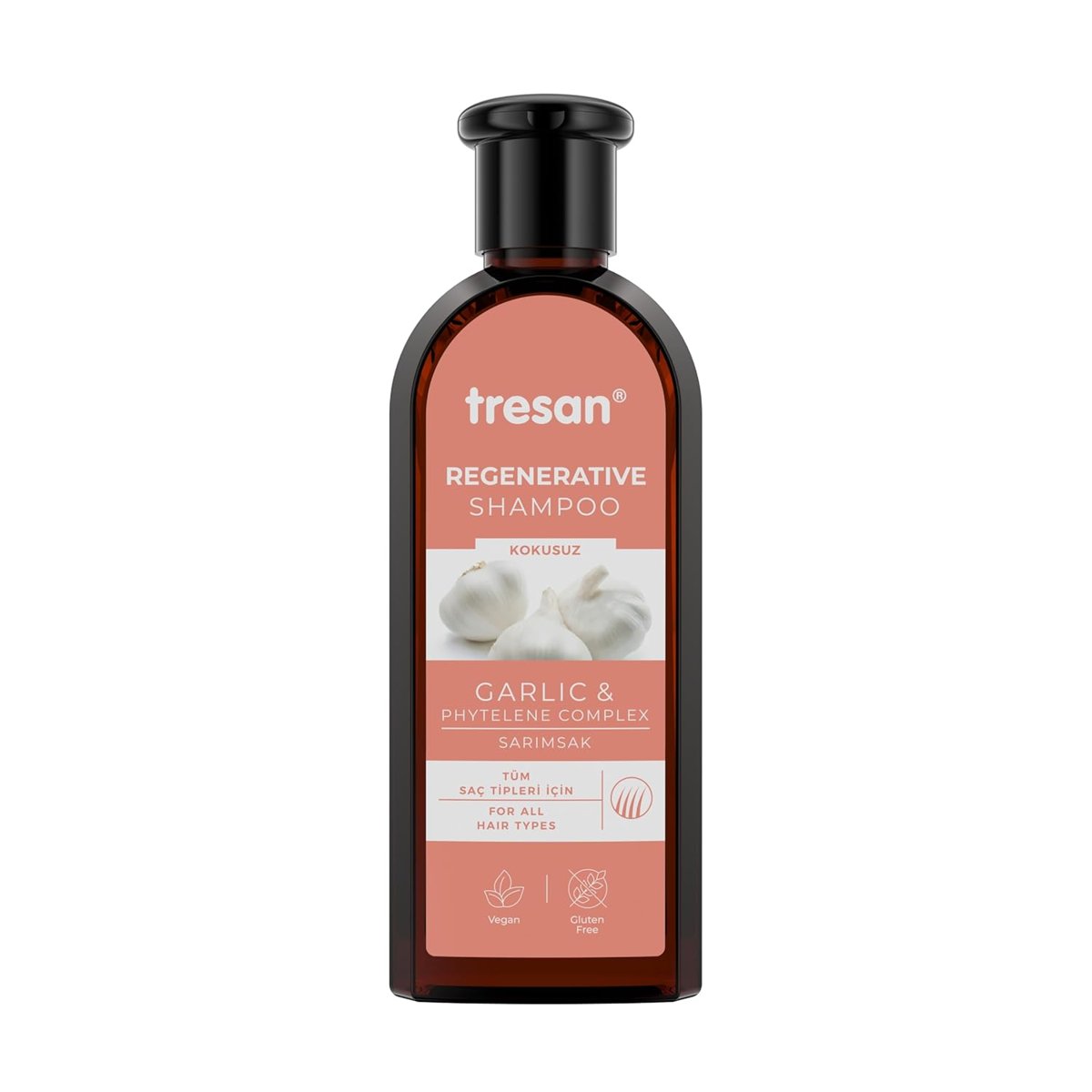 Tresan Sarımsak Özlü Onarıcı Her Saç Tipi için Bakım Şampuanı 300 ml
