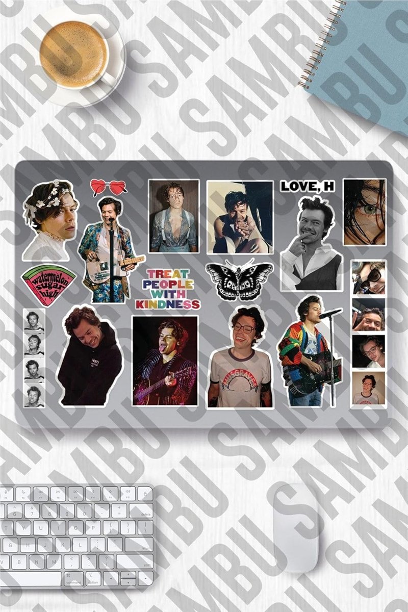 Ms Major Selection Harry Styles Temalı Sticker Etiket Seti - Laptop Notebook Telefon