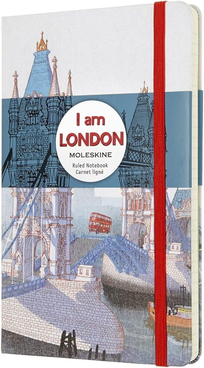 Moleskine Özel Seri "I Am London" Çizgili Defter L Boy