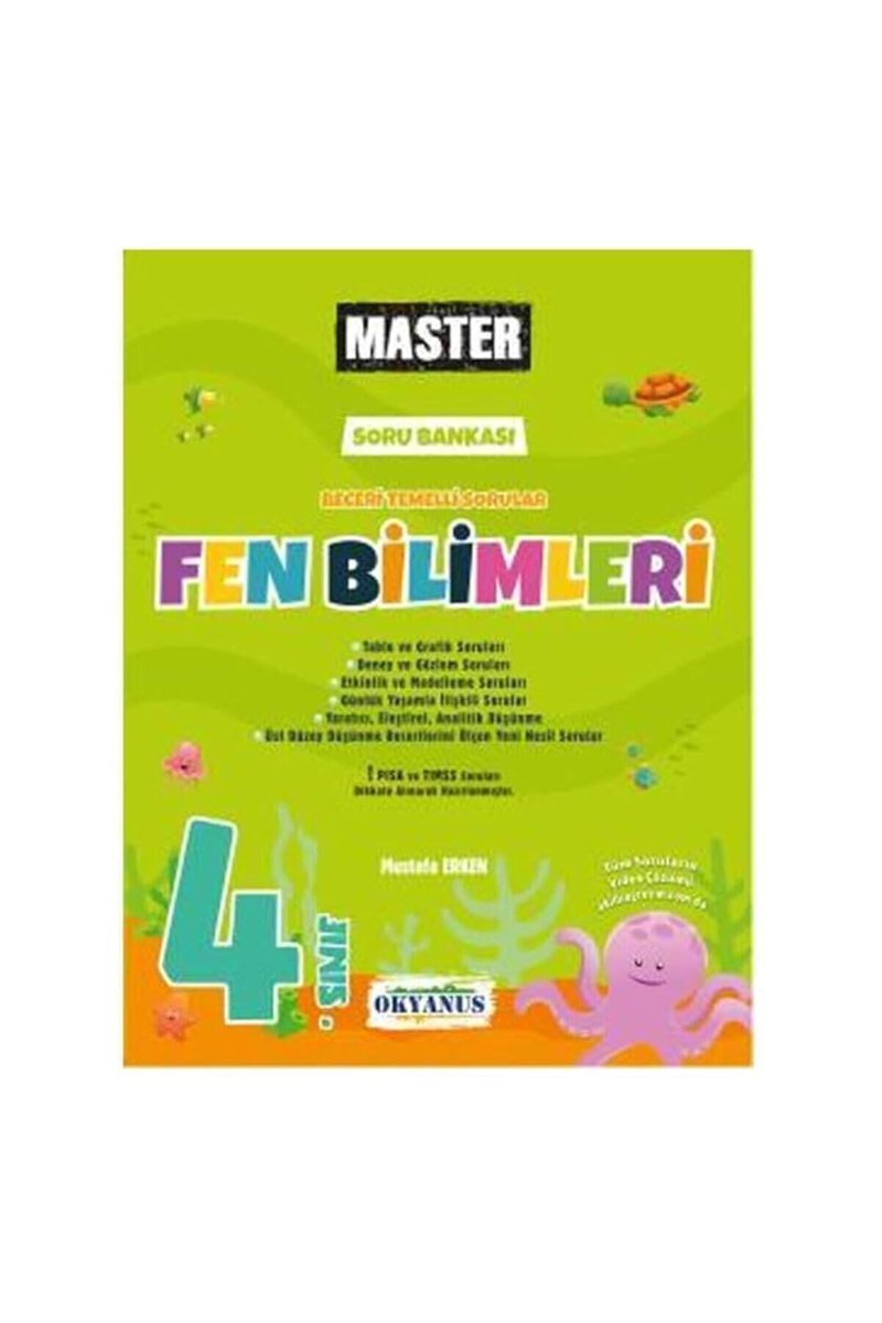 Okyanus 4. Sınıf Master Fen Bilimleri Soru Bankası