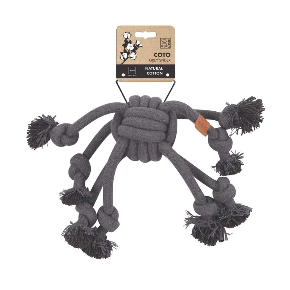 M-PETS COTO GREY SPİDER 38CM ÖRGÜ OYUNCAK