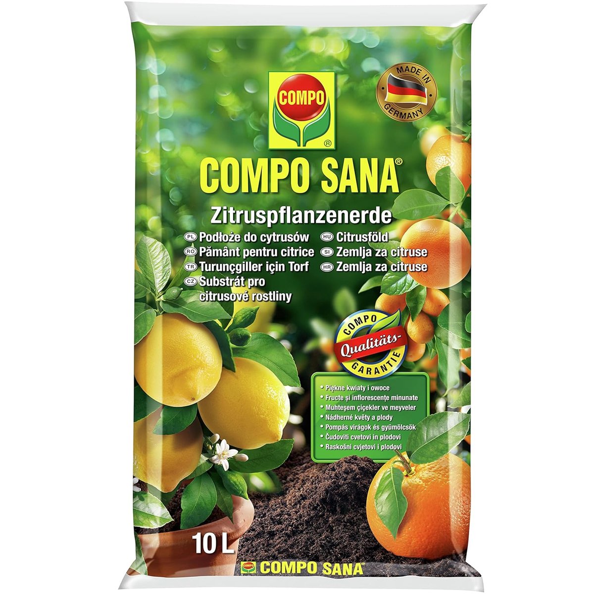 COMPO 1671 Sana Turunçgiller için Toprak, 10lt