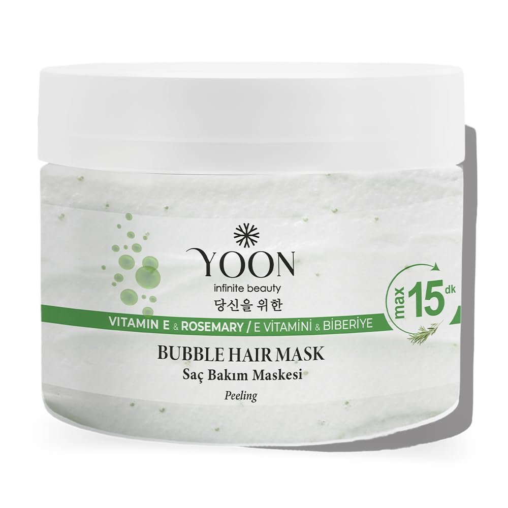 Biberiye ve E Vitamini İçeren Nemlendirici  Onarıcı Saç Bakım Maskesi - 250ml | Saçları Güçlendirir, Besler ve Parlatır | Kuru ve Yıpranmış Saçlar İçin