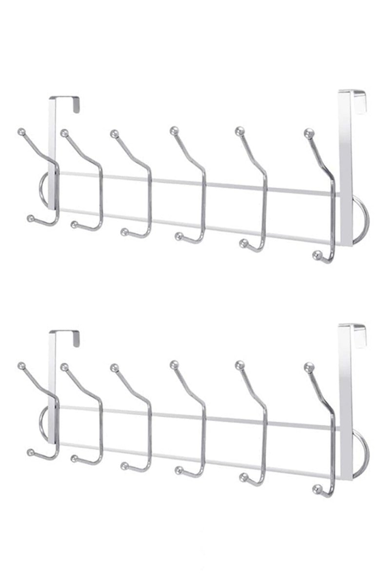 2 Li Kapı Arkası Askı Askılık Pantalon Gömlek Havlu Bornoz Askısı Metal Askı