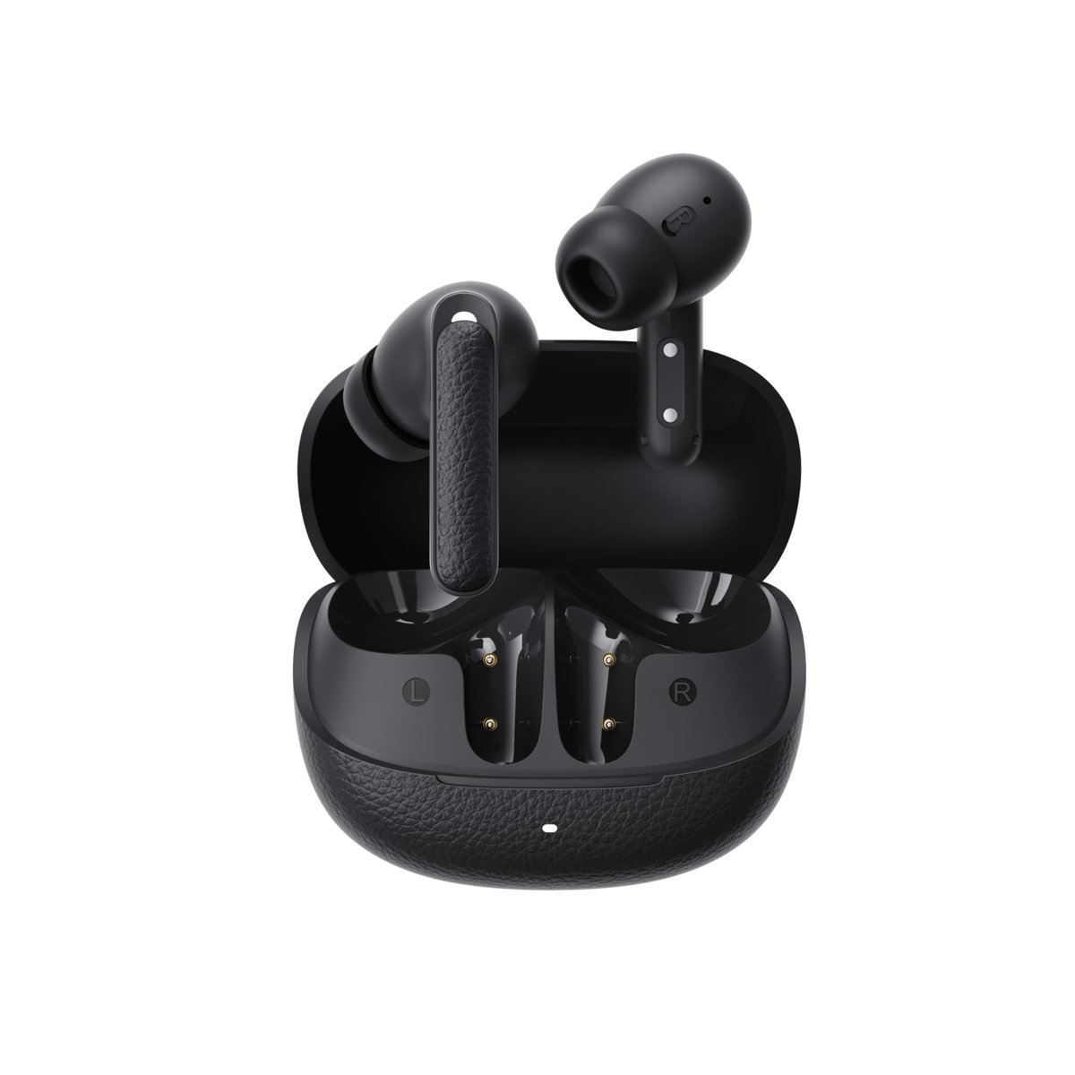 QCY Buds Anc HT15 Bluetooth Kulaklık - 45 dB. ANC - 6 Mikrofon ENC - Çift Cihaz Gürültü Engelleme iPX4 Siyah