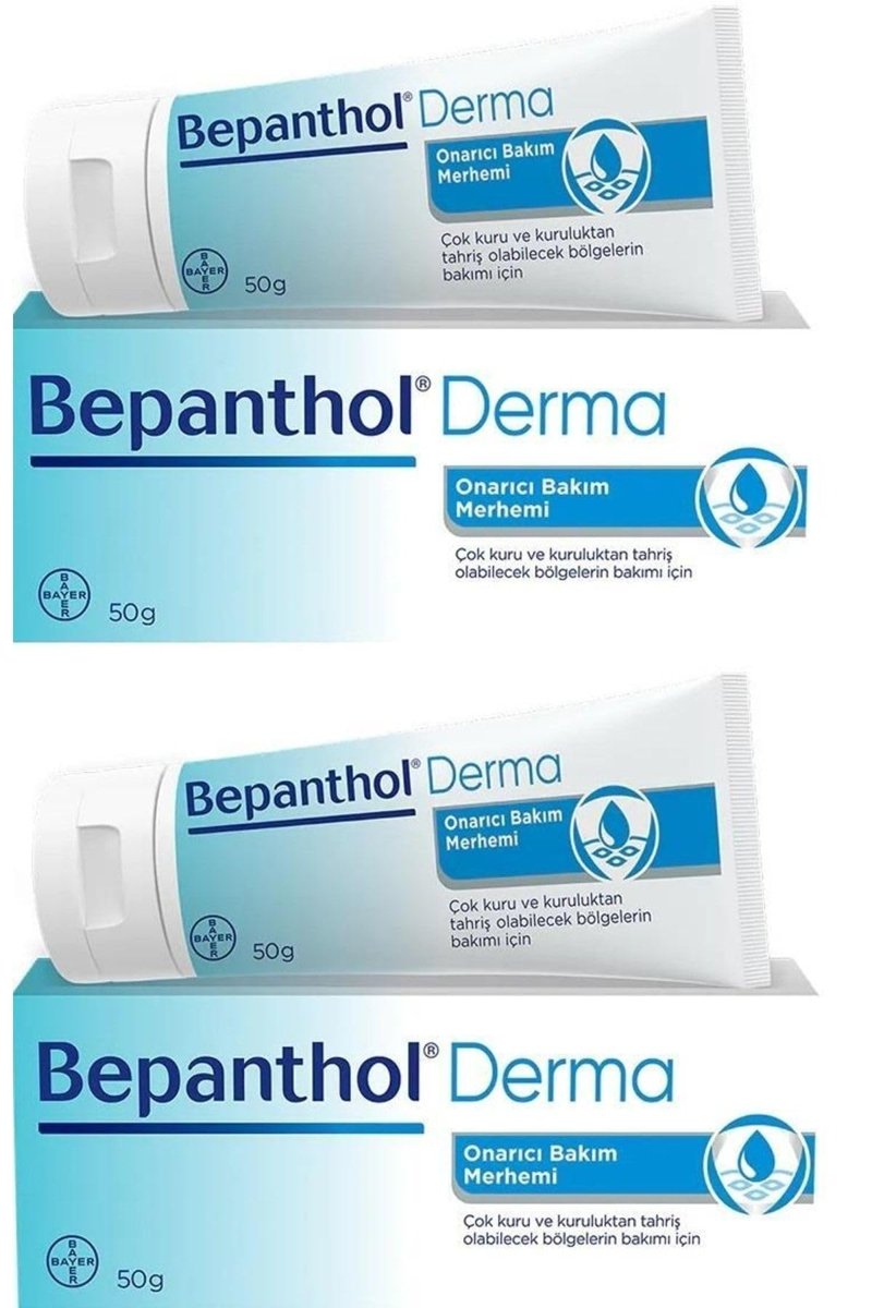 Bepanthol Onarıcı Bakım Merhemi 50 Grx2 Çok Kuru Ciltler İçin Günlük Yoğun Nemlendirici Merhem Vücut