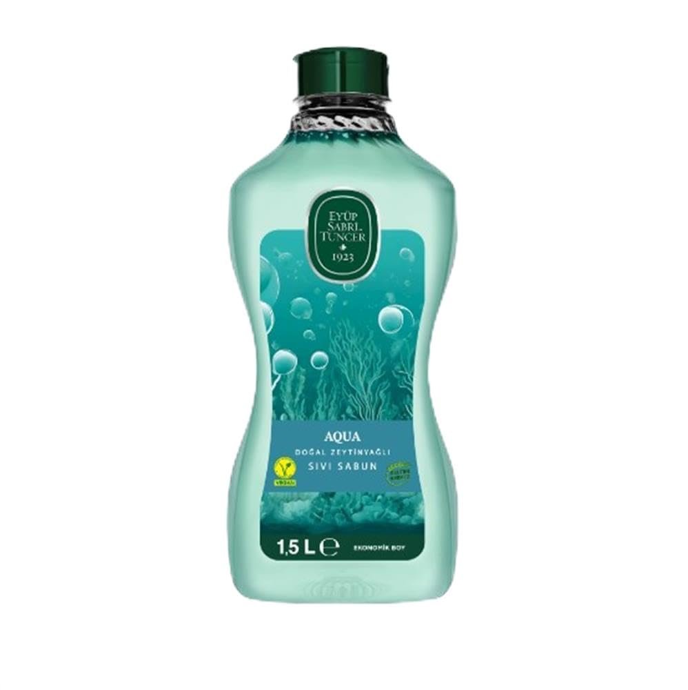 Eyüp Sabri Tuncer Doğal Zeytinyağlı Sıvı Sabun Aqua 1,5 L Pet Şişe