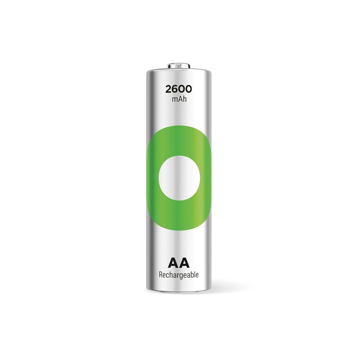 GP Batteries Recyko 2600 AA Kalem Ni-Mh Şarjlı Pil, 1.2 Volt, 2'li Kart