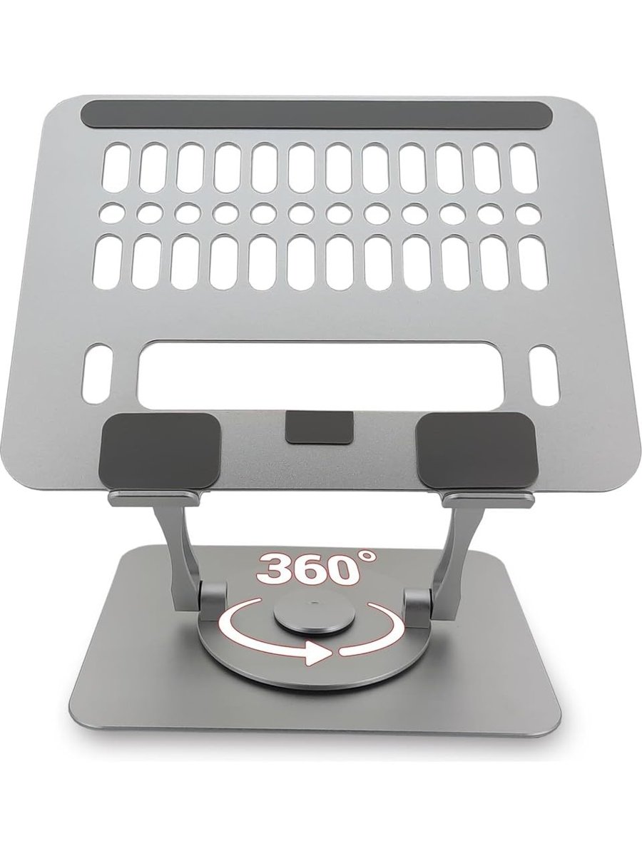 ZR-516 Alüminyum Taşınabilir 360 Derece Dönebilir Katlanabilir Laptop Standı