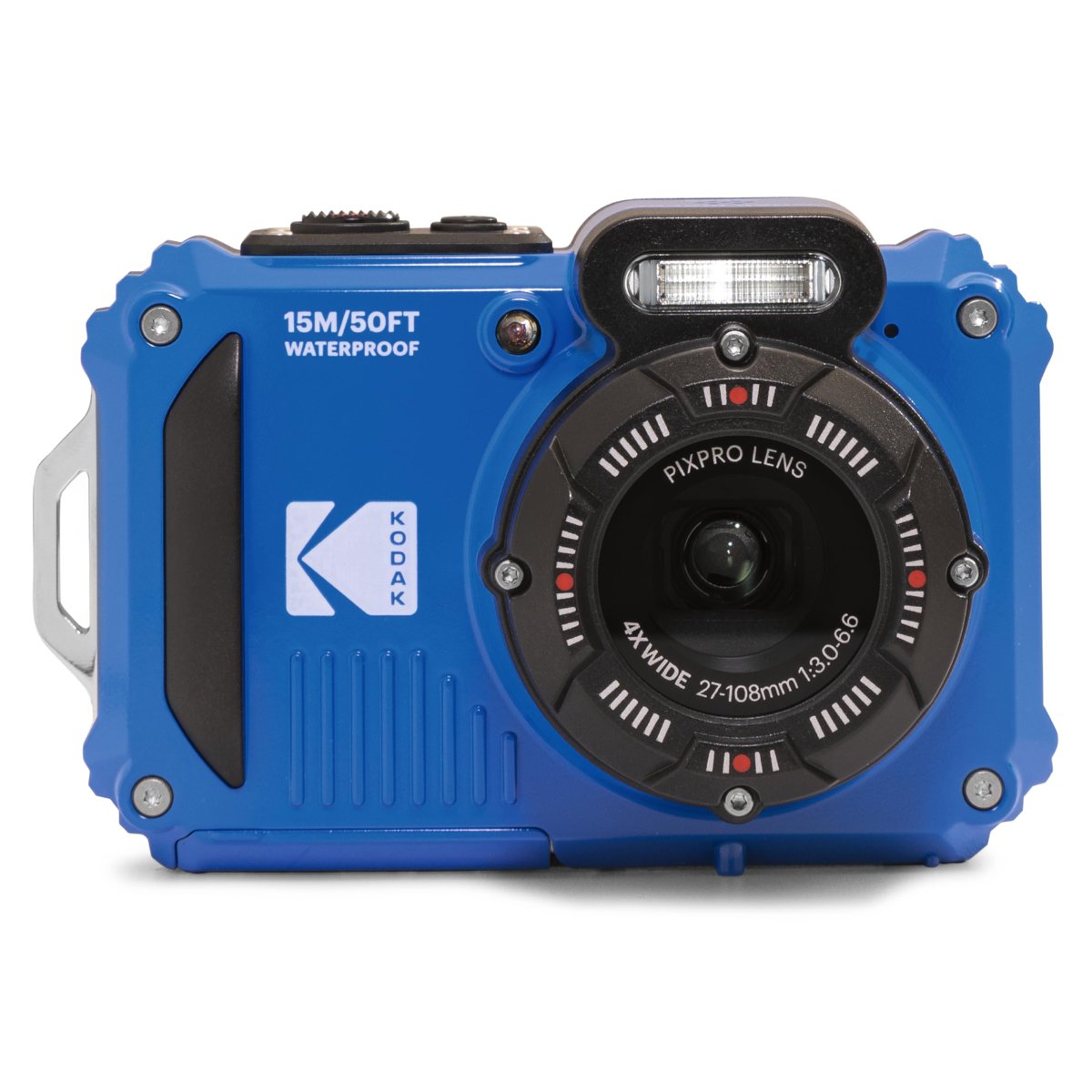 KODAK PIXPRO WPZ2 15M Su Geçirmez Fotoğraf Makinesi - 16MP, 4x Optik Zoom, 1080P Full HD Video (Mavi)