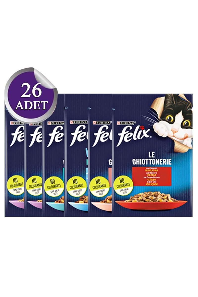 Felix Tavuk Etli Kedi Yaş Mama (26 x 85 gr)