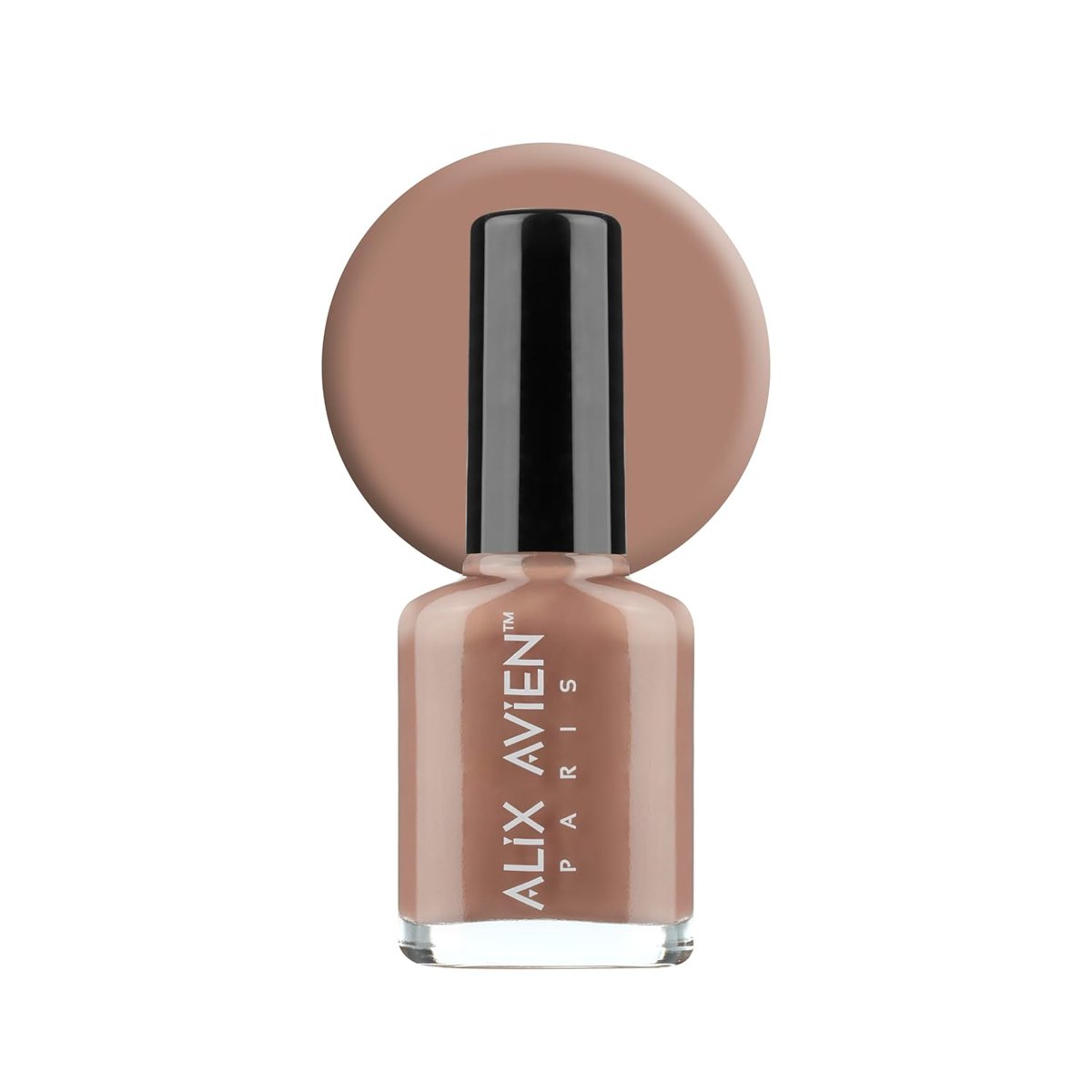 ALIX AVIEN Nude Kahve Oje 90 - Yüksek Pigmentli Uzun Süreli Kalıcılık Hızlı Kuruma - Nail Lacquer 90
