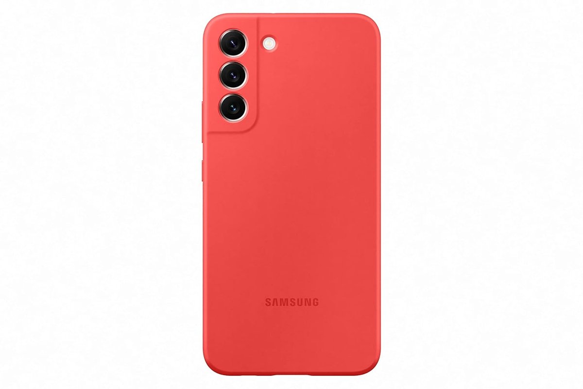 Samsung Galaxy S22 Plus Silikon Kılıf - Kırmızı