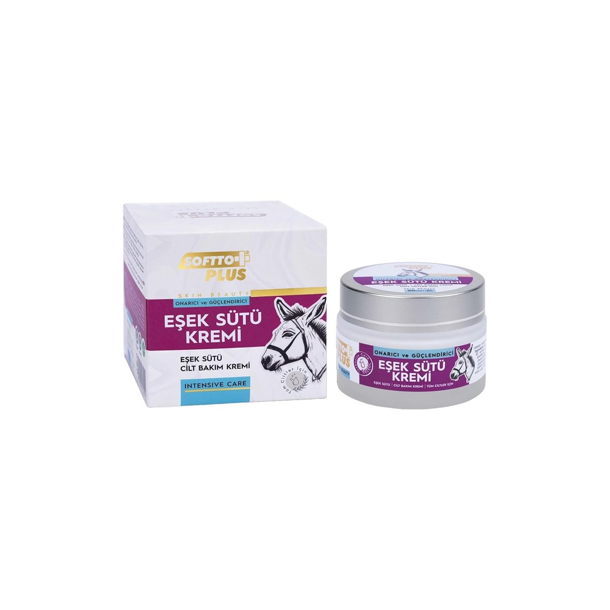 SOFTTO PLUS ONARICI  CİLT GÜÇLENDİRİCİ EŞEK SÜTÜ KREM 50 ML